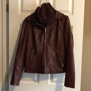 Guess Faux Leather Jacket.   Size XL.